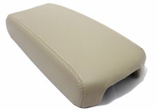 Synthetic Leather Center Console Armrest Cover Fits 13-18 Nissan Altima Beige