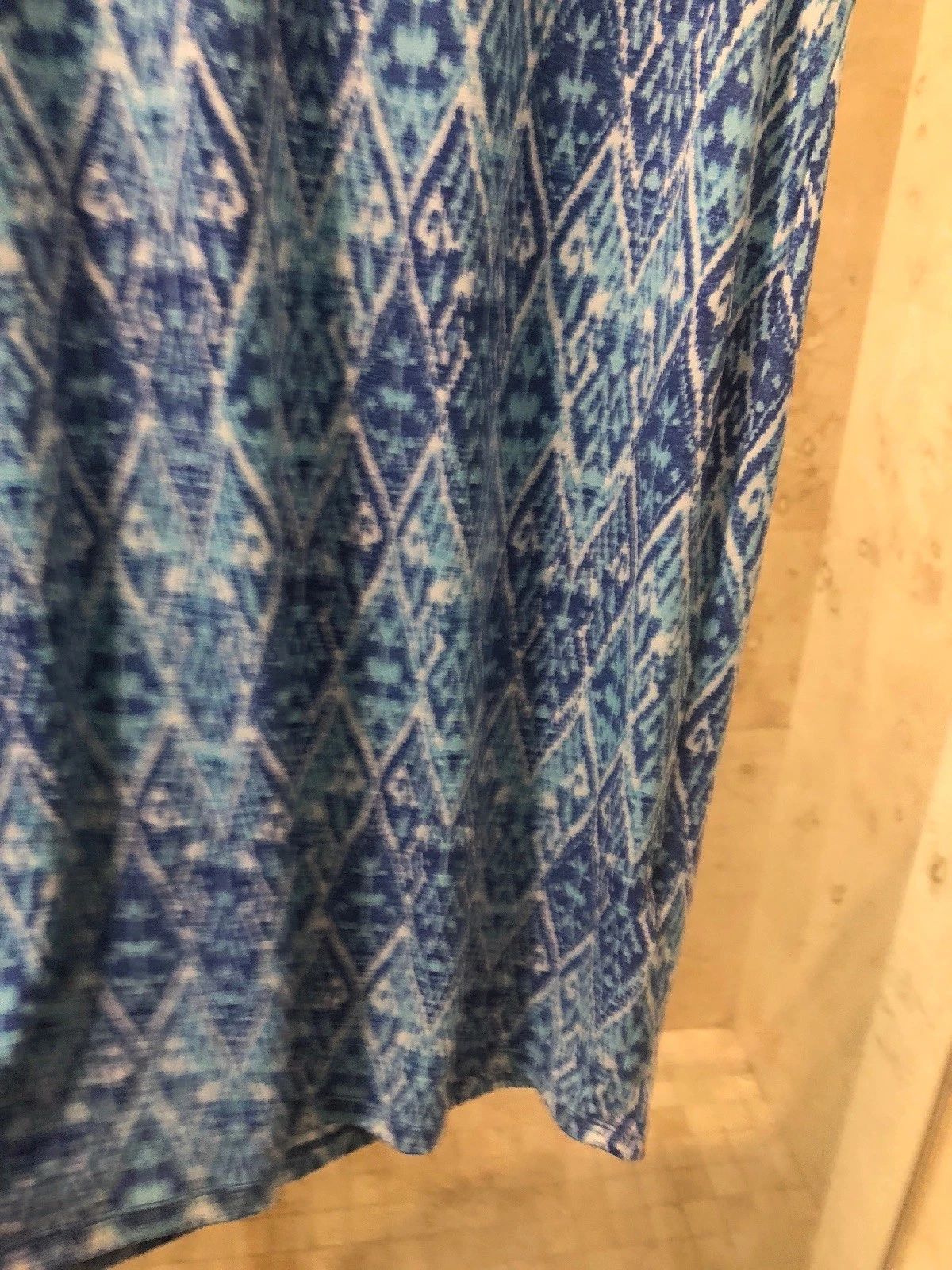 Abito Bodycon Elasticizzato Manica Corta MICHAEL KORS M Blu IKat Nuovo