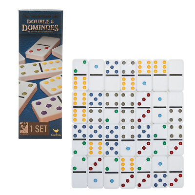 Picture of Double 6 Dominoes Game Set Traditional Family Fun Board Game Kids ...
