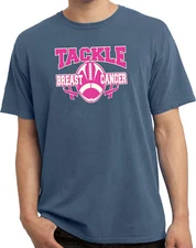 Buy Cool Shirts Breast Cancer T-shirt Tackle Cancer Pigment Dyed Tee