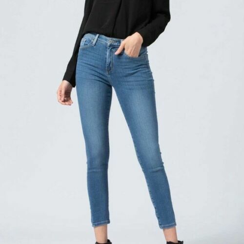 Jeans FLYING MONKEY Cropped Skinny Jeans size 28 New With Tags-image