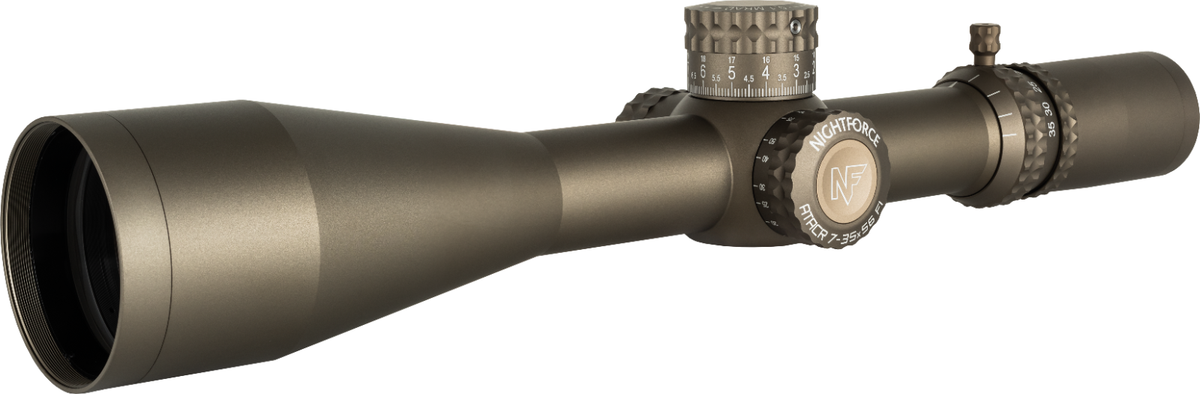 Nightforce Scope ATACR 7-35x56 F1 .1 MRAD MIL-XT ZeroStop Dark