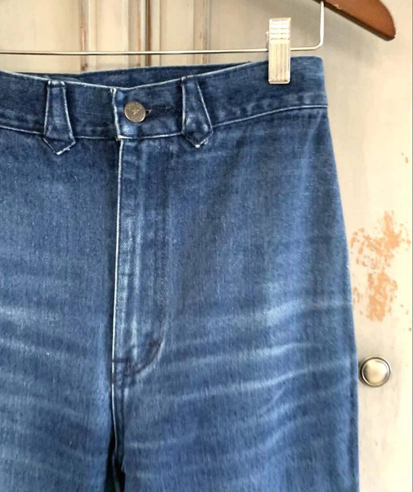 Union Gap de colección. Jeans acampanados cintura alta pierna ancha años 70 talla 25x30,5 Foto 3 de 4