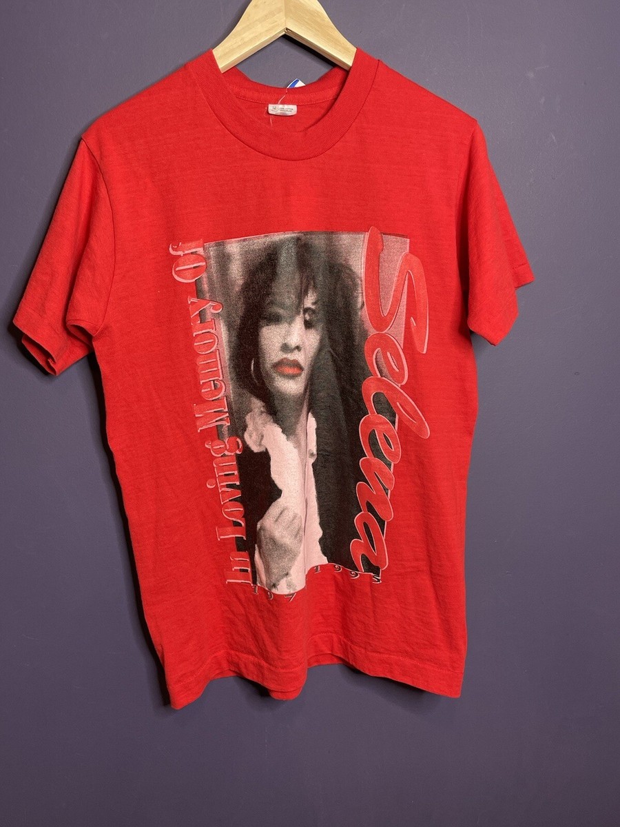 vintage Selena Shirt memorial 90s rare single stitch sz M vintage Selena Shirt memorial 90s rare single stitch sz M