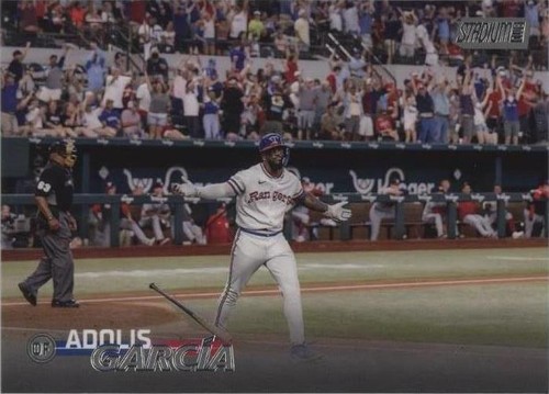 Adolis Garcia Rangers Signed 2023 World Series Champions 8x10