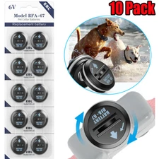 10 pack Compatible RFA-67 6V Pet Dog Collar Replacement Battery For PetSafe NEW