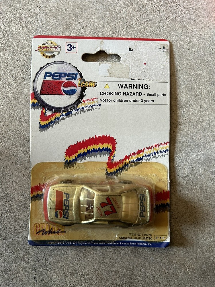 Vintage Pepsi 1:64 Diecast Race Car Collectors Car
