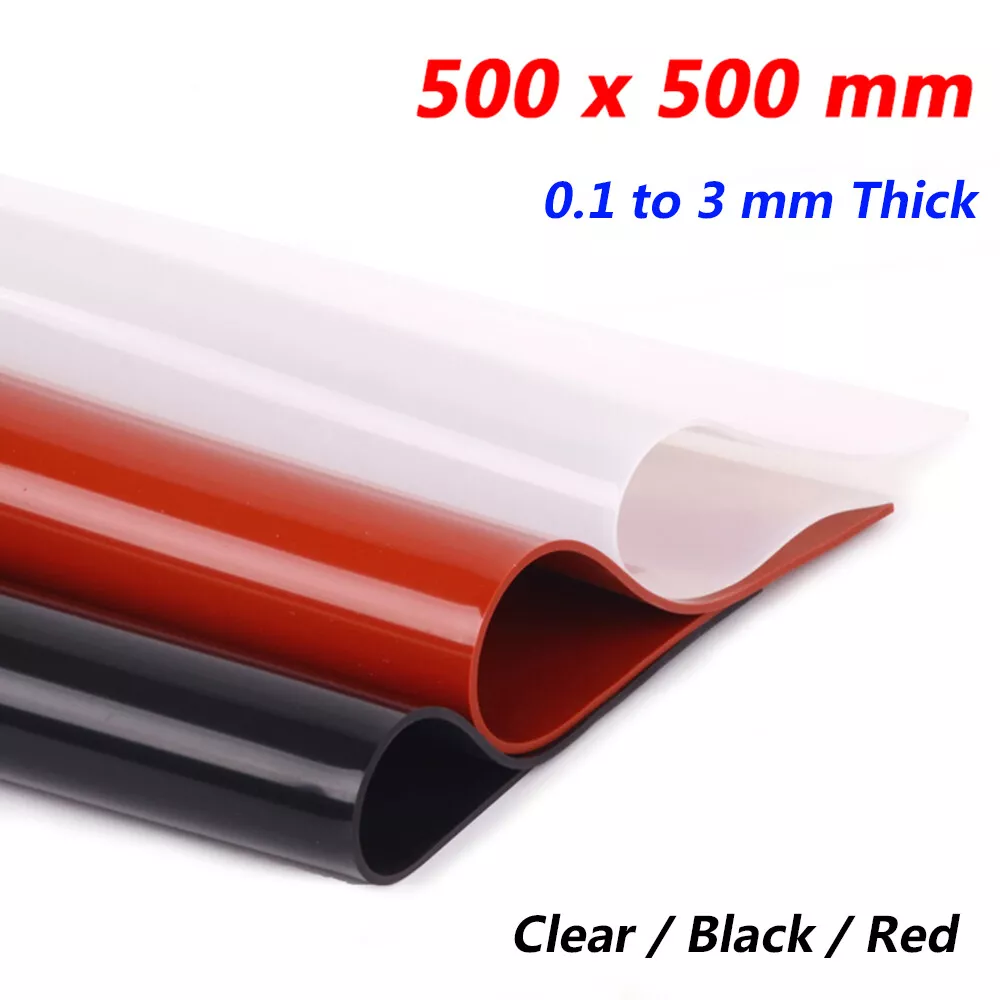 Transparent silicone sheeting