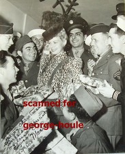 IRENE MANNING - 8X10  - VTG - INSCRIBED - YANKEE DOODLE DANDY - JAMES CAGNEY