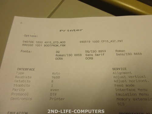 Wincor Nixdorf HighPrint 4915+ A4 Dot Matrix 24pins Naald Printer Serial RS-232 - Photo 6/6