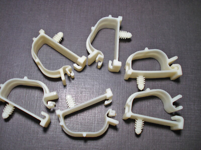 10-Pack NORS Wiring Clips – Under Dash, Trunk, Hood Cable Routing Clamps, Auveco