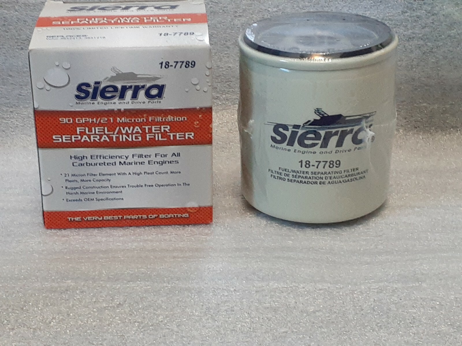 SIERRA 187789 Cross reference fuel filters