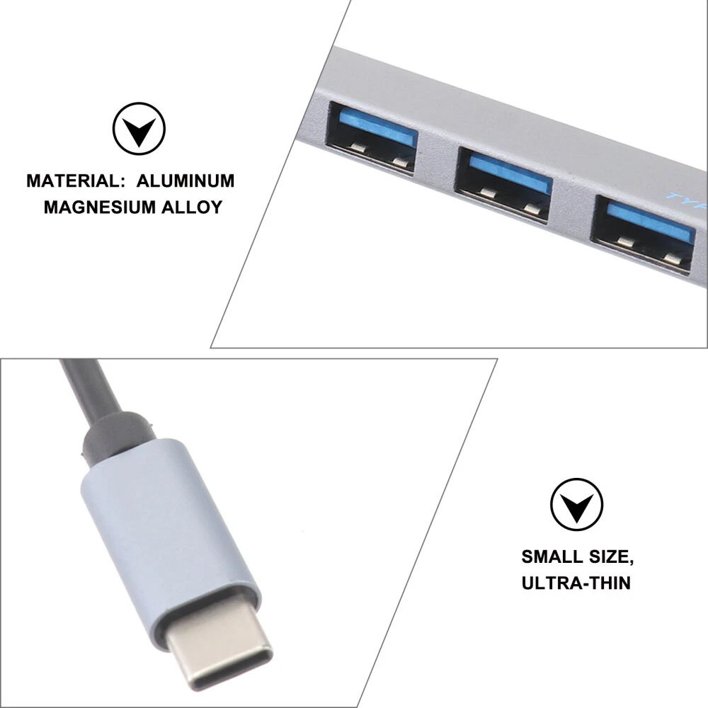 USB Splitter Hub with Fast Charging & Data Transfer for Multiple Devices