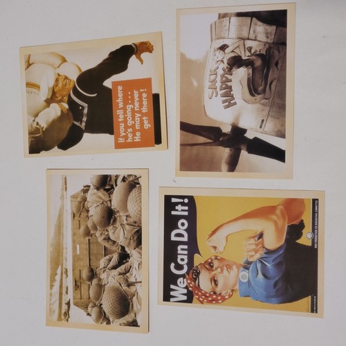 LOT of 32 pcs Replica Old World War Army Postcards Cards of Poster Art, New - Picture 6 of 9