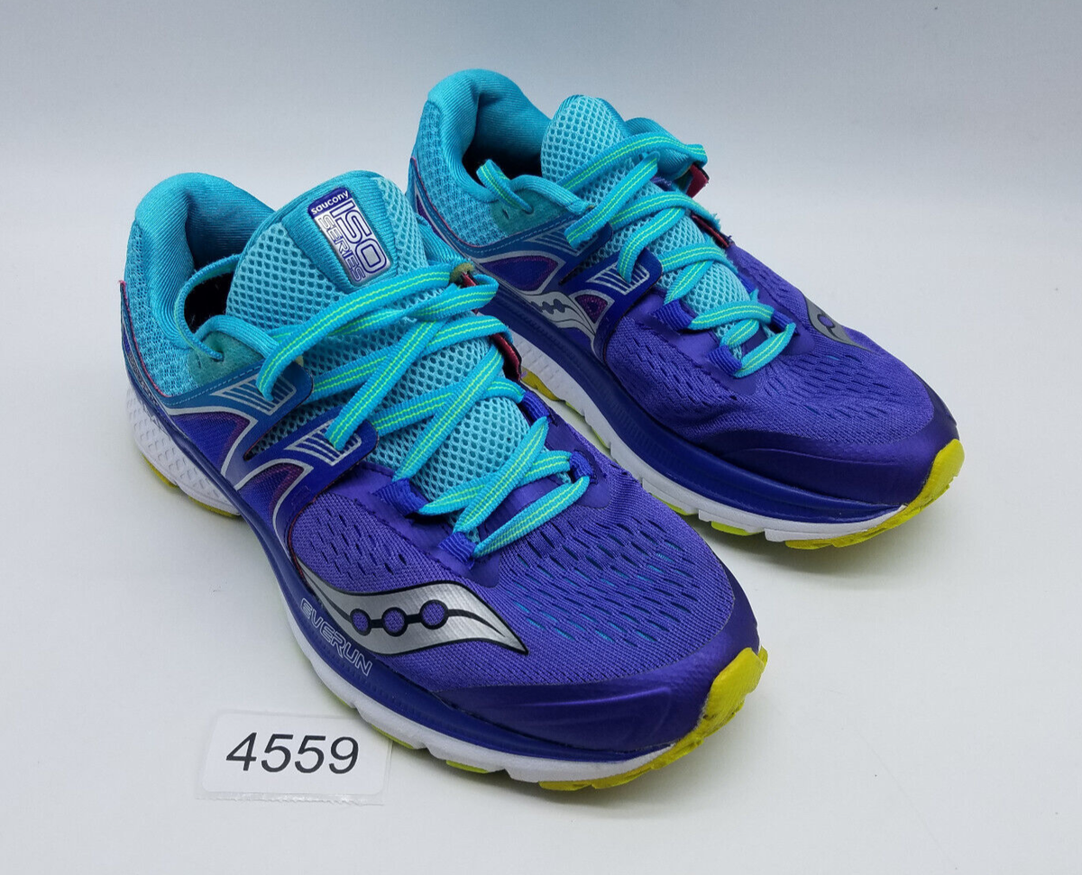 Saucony Triumph ISO Women's Size Running Shoes Purple Blue