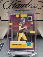 2022 Panini Clearly Donruss RC Rated Rookie Kenny Pickett #51 SP Purple 067/175