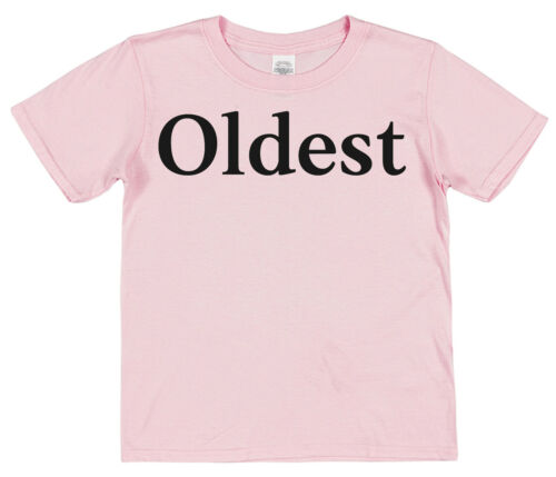 Oldest Middle 2 T-Shirts passendes Set Neu Baby Ankündigung Jungen Top Mädchen T-Shirt - Bild 4 von 13