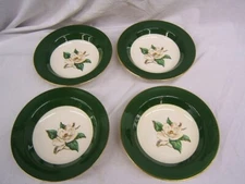 Lot of 4 Homer Laughlin Lifetime China Jaderose Soup Bowls 8" USA VGC 