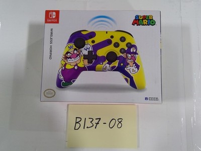 Nintendo Switch Hori Wireless HORIPAD Controller Mario Wario Yellow Open Box
