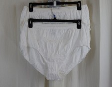 Hanes 6 PACK Womens Cool Comfort Cotton Brief White Size 12