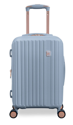 NAVIGARE - Valigia Trolley NAVIGARE rigido da viaggio linea Rough 20'' 8 ruote - Blu, S