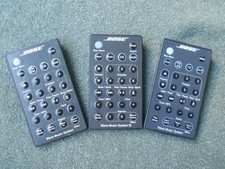  LOT of 3 BOSE Wave Music system Remote