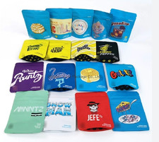 100 Pack Mylar Bag 3x4 in. Cookies | Food Grade Resealable Snack Storage, Varity