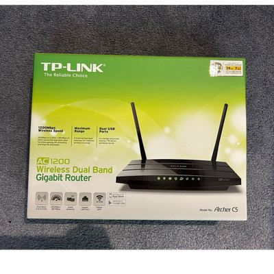 TP-LINK Archer C5 AC1200 Dual Band Gigabit Router 4 LAN Ports Guest Network