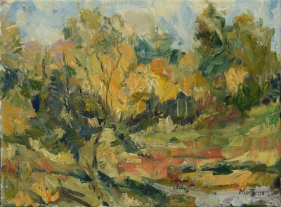 #ad #ad Art Orig. Signed Oil Painting by RM Mortensen quot;New Morning Colorsquot; Rural Nature $179.99