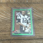 🔥2025 Topps Chrome Tom Brady Image Variation Green Refractor /99 Patriots #401