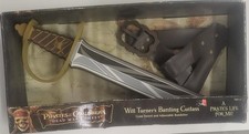 Pirates of the Caribbean Will Turner's Battling Cutlass Foam Sword Bandolier NIB