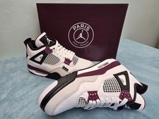 Nike Air Jordan Retro 4 "Paris Saint-Germain" Scarpe da Ginnastica Uomo Taglia 7 CZ5624-100