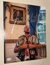 Justin Gaethje Signed UFC 250 White House 11x14 Photo JSA #1