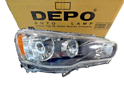 Right Headlight Assembly Halogen For 2008-2014 Mitsubishi Lancer MI2503139C NEW