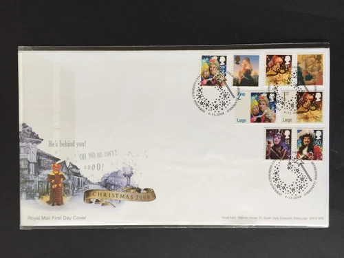 GB 2008 CHRISTMAS SET FIRST DAY COVER BETHLEHEM POSTMARK