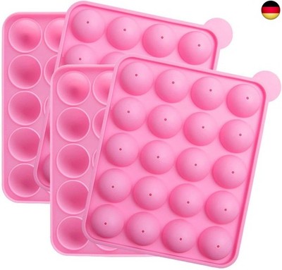 Tosnail 2 Stück Cake Pop Formen, Silikon Cake Pop BackformIdeal, Silikon