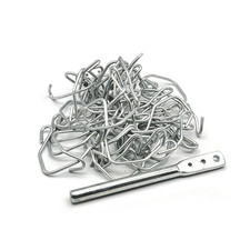 50 PCS Fence Wire Tensioner, Fence Wire Tightener Tool with Tightener Handle, Fe