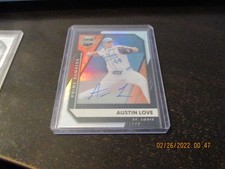 austin love rookie auto 2021 numbered/232 elite extra edition prime numbers