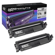 Compatible Toner Cartridge Replacement for HP 17A CF217A (Black, 2-Pack)