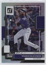 2022 Panini Donruss Career Stat Line 349/500 Charlie Blackmon #98 0t2