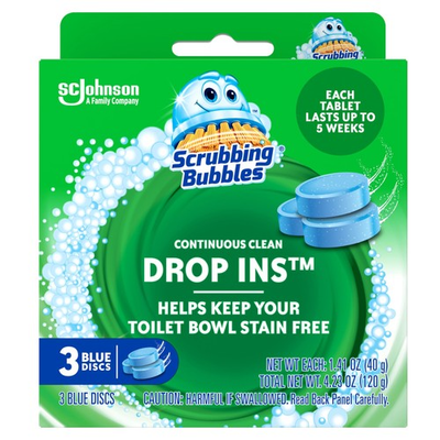 #ad Scrubbing Bubbles Continuous Clean Toilet 3 Count Pack of 1 No Color $5.81