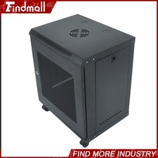 Findmall Network Server Rack Cabinet Enclosure Wall Mount 15.5'' Deep 12U