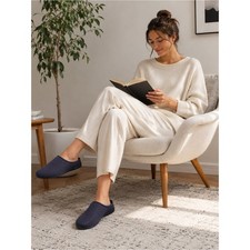 Mahabis Summer Navy Knit Indoor Outdoor Slippers EU 41 Comfort Shoes