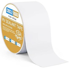 Roof Tape White, 4 Inch X 50 Feet Repair Sealant Tape, Stop Roof Leaks, UV-Resis