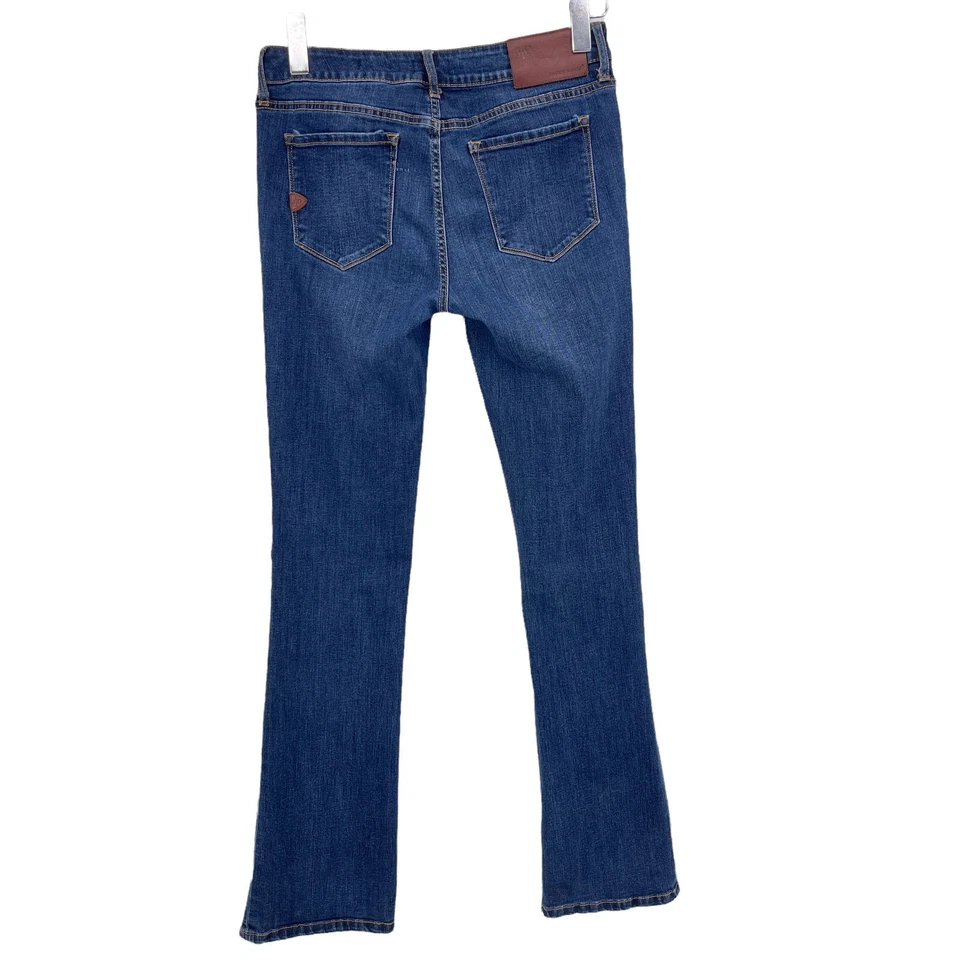 Pantalones de mezclilla Jacob Davis para mujer Uma ajustados corte bota azul elástico corte bota talla 29 Foto 2 de 4