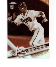 2017 Topps Chrome Sepia Refractor #8 Dansby Swanson ROOKIE CARD ID:62584