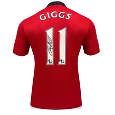 Ryan Giggs Signed Original Manchester United 2013-14 Football Shirt