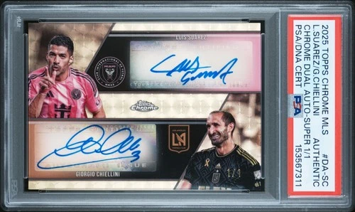 2025 Topps Chrome Chr Dual Superfractor 1/1