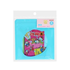 Sun-Star Stationery Sanrio Sticker Case, Ichigo Shimbun, Blue