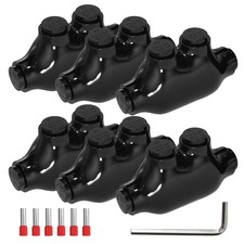 Joinfworld 2 Port Inline Splice Connector 2-14 AWG Aluminum to Copper Wire Conne